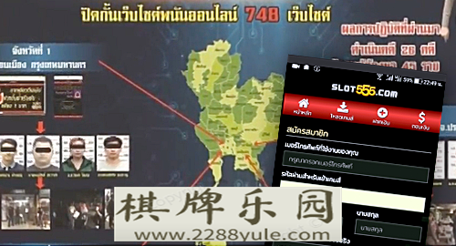 泰国警方捣毁Slot555com在线赌圣萨尔瓦多赌场