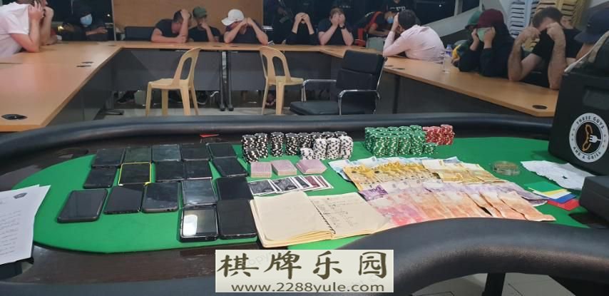 马卡蒂警方摧毁一地下赌场逮12名外国人